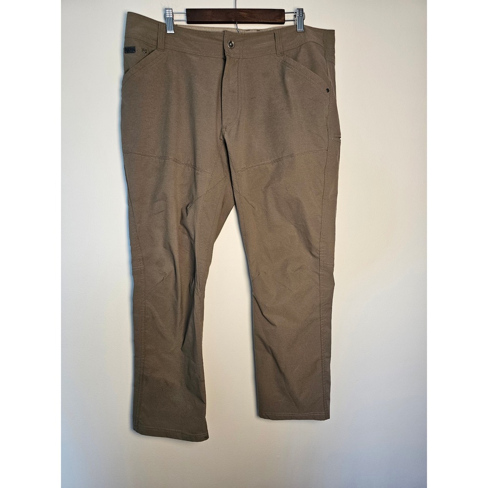 [Gorpcore] KUHL Silencr Hiking Pants 38x30 Brown Ripstop Articulated‎ Tapered